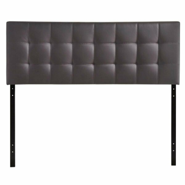 East End Imports Lily Queen Vinyl Headboard- Brown MOD-5130-BRN